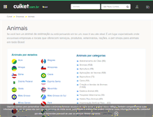 Tablet Screenshot of animais.cuiket.com.br