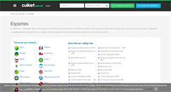 Desktop Screenshot of esportes.cuiket.com.br