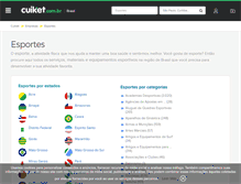 Tablet Screenshot of esportes.cuiket.com.br