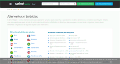 Desktop Screenshot of alimentos.cuiket.com.br