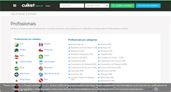 Desktop Screenshot of profissionais.cuiket.com.br